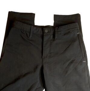 Zella Casual Work Out Pants Woman 30 High Rise Stretchy Comfort Black Athleisure